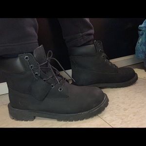 Black Timberland Boots